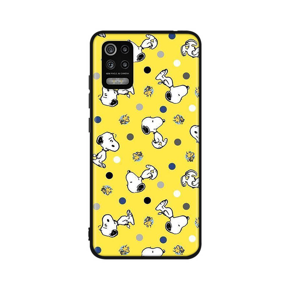 Чехол PT81 Snoopy Woodstock для OPPO Reno 8 6 5 4 Pro Find X3 A17 A31 A38 A40 A53 A54 A55 A74 A76 A78 A77 A80 A94 A95 A96 Lite, черный чехол Sofe