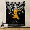 Kill Bill Volume 1 Tapestry Wall Hanging, Tarantino Movie Poster Art, Retro Wall Decor for Bedroom Living Room Dorm