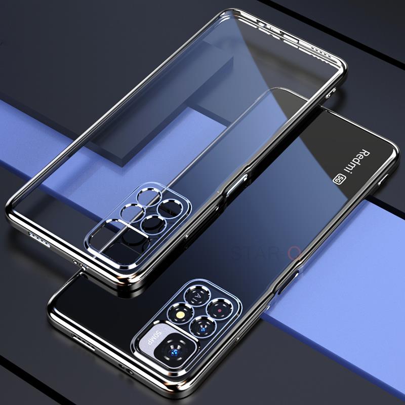 Роскошный прозрачный чехол-бампер с покрытием для Xiaomi Mi Poco X4 M4 Pro 5g 4g M5s F4 Gt F3 силиконовый прозрачный чехол Poko X4pro M4pro