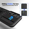 Для Xiaomi Redmi 15 4G (США) (171 мм) Чехол с выдвижной крышкой для камеры, PC+TPU, подставка, чехол для телефона