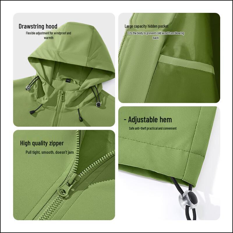 Warrior Мужская ветрозащитная водоотталкивающая outdoor-куртка с капюшоном