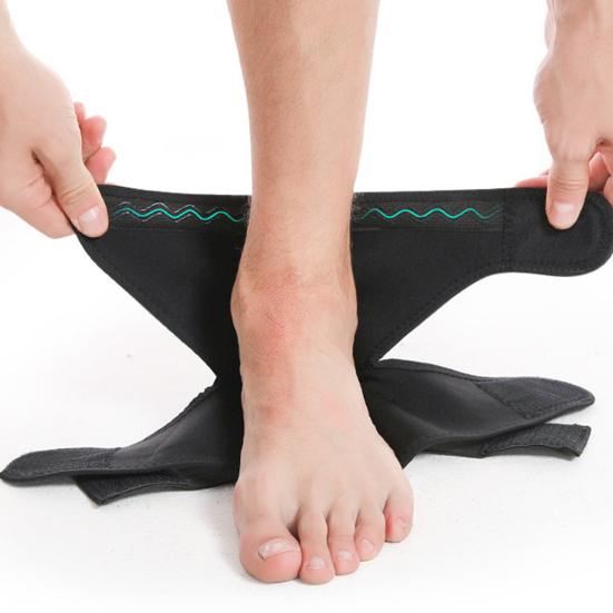 1 шт. высокоэластичный бандаж на лодыжку, поддержка лодыжки с застежкой, мягкий дышащий регулируемый компрессионный рукав для лодыжки