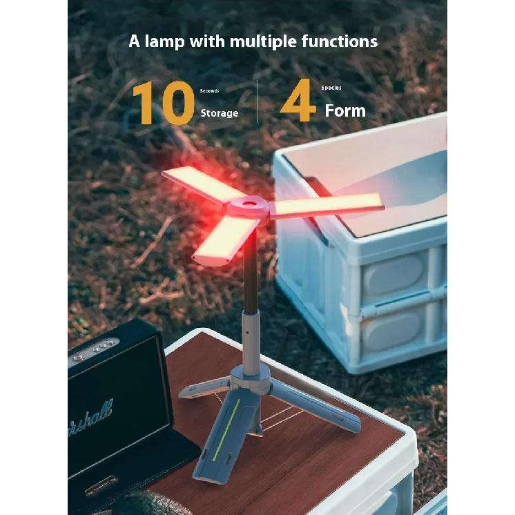 1000 LM Retractable Camping Lamp Portable 8000mAH Rechargeable Work Light Hiking Fishing Flashlight Outdoor Emergency Lanterns