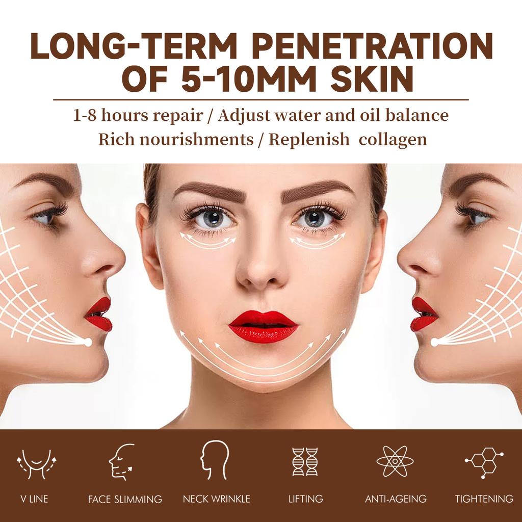 EELHOE Маска для подтяжки лица, мягкий гель, лента против морщин, отбеливающая кожа, бандаж, пояс для похудения, V-образный пластырь, уменьшает двойной подбородок