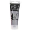 Matte Silver Acrylic Paint Tube 75 Ml