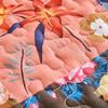 Трехсекционный комплект покрывала из хлопка, стиранного в воде, с начесом и цифровой печатью, двустороннее летнее одеяло-покрывало (264x230 см)