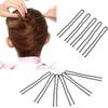 50PCS Black Gifts Headwear Hairclips U-shaped Barrette Waved Hair Pins
