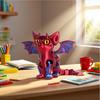 3D-печать Симуляция Ангел Дьявол Кот Сочлененный Подвижный Лягушка Украшения Кухня Домашний Декор Офис Животное Настольные Фигурки Игрушка