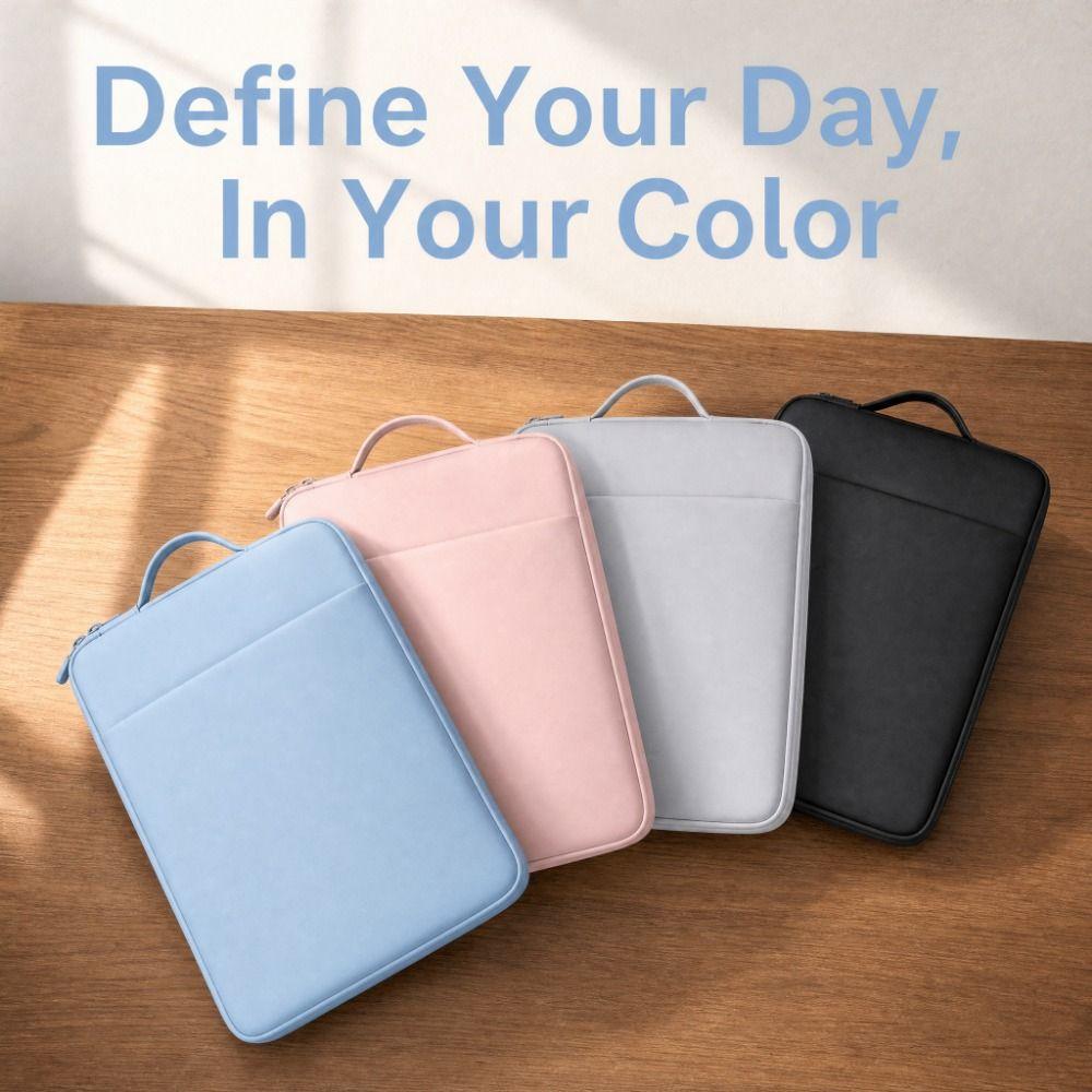 PU Laptop Inner Bag Shockproof Notebook Sleeve Fashion Tablet Bag Sleeve Travel Use