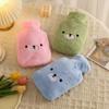 500ml Period Hot Water Bag Soft Plush Hand Feet Warmer Bag Warm Water Bag  For Period Pain Relief