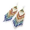 [N4649] - Multicolor Beige 'Altaï' Designer Earrings