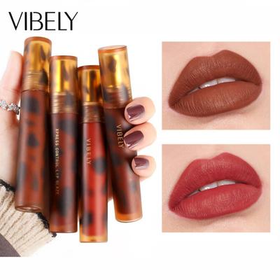 VIBELY Velvet Mist Матовая янтарная глазурь, не выцветает, не прилипает, цвет, грязь для губ