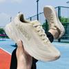 Men's Shoes Thin Breathable Super Light Soft Bottom Running Leisure Sports Foam Sole Shock-Absorbing Mesh Surface Platform