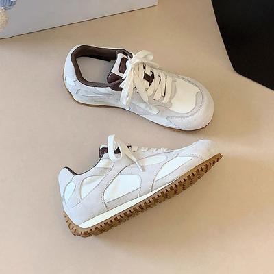 Модная цветовая гамма, немецкие тренировочные туфли женские 2025 новинка, ретро, универсальные, удобные и легкие, повседневные спортивные туфли Форреста Гампа