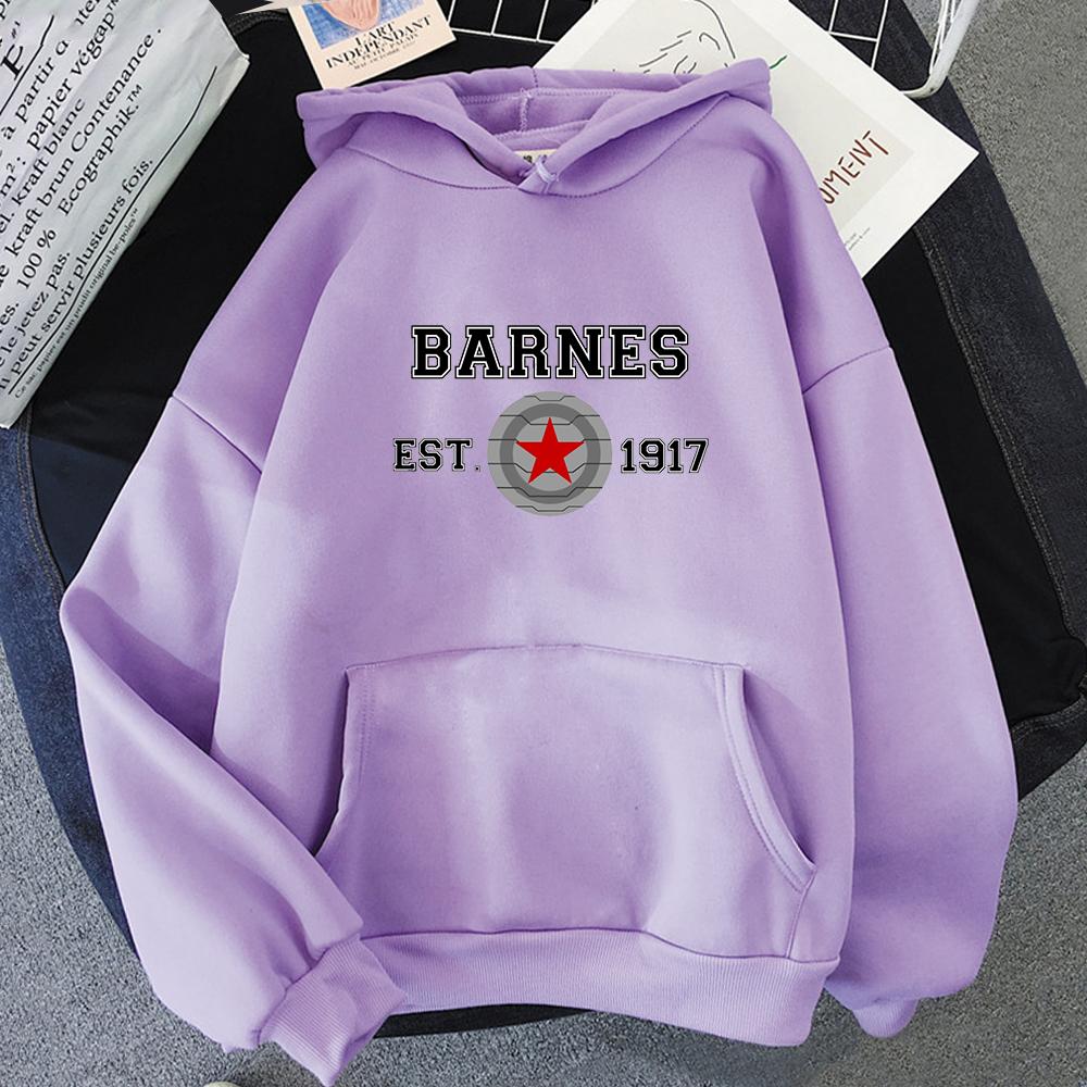 Hoodies Sweatshirts Vintage Winter Barnes 1917 Letter Print Hoody Women Kawaii Clothes Hip Hop Casual Unisex Streetwear Itself Tops