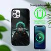 Чехол для телефона Katsuki Bakugo E-Hero Academia Для iPhone 17,16,15,14,13,Pro,Max,Plus, Магнитный Для Magsafe Беспроводной Зарядки