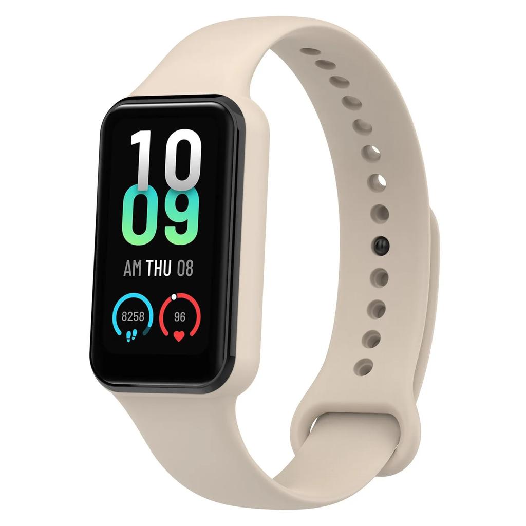 Мягкий силиконовый спортивный ремешок для Amazfit Band 7 Браслет Замена ремешка для часов Amazfit Band 7 Ремешок на запястье Умные часы Correas