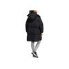 Adidas Originals Premium Down Brand Logo Embroidered Long Hooded Down Jacket Women Outerwear Black HS9528