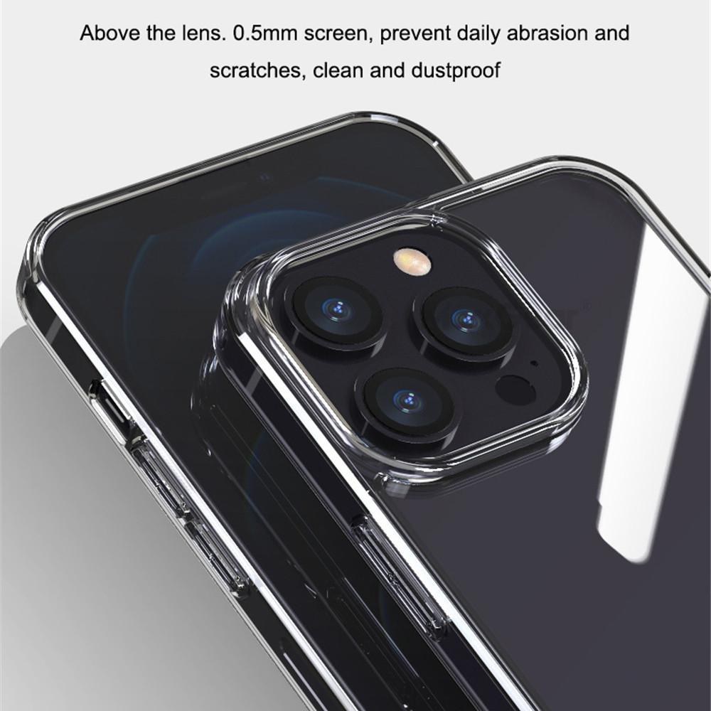 Прозрачный чехол из закаленного стекла HD для iPhone 15 14 13 12 11 Pro Max XR XS 7 8 Plus Mini, роскошный прозрачный мягкий каркас, твердая задняя крышка