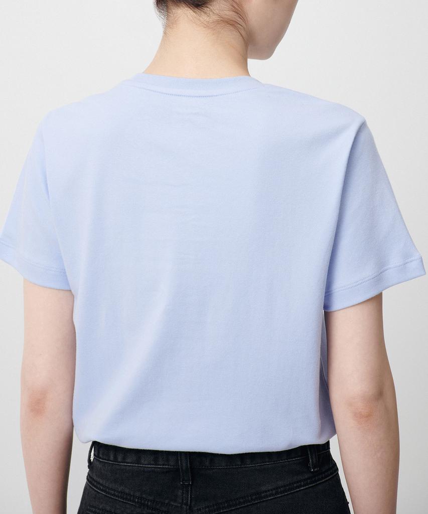 MUSINSA STANDARD WOMAN Women'S Basic Crew Neck T-Shirt [Serenity Blue]