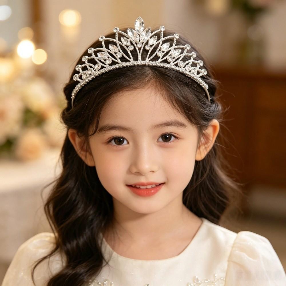 Rhinestone Queen Princess Crowns Birthday Crown Bride's Crown for Wedding Party