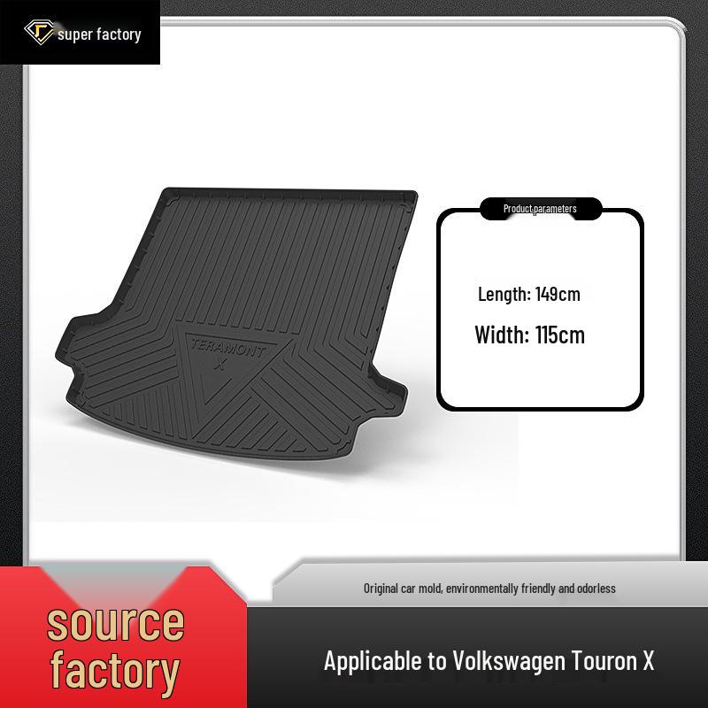 Индивидуальный коврик в багажник для Volkswagen Teramont, Teramont X и Teramont PRO.