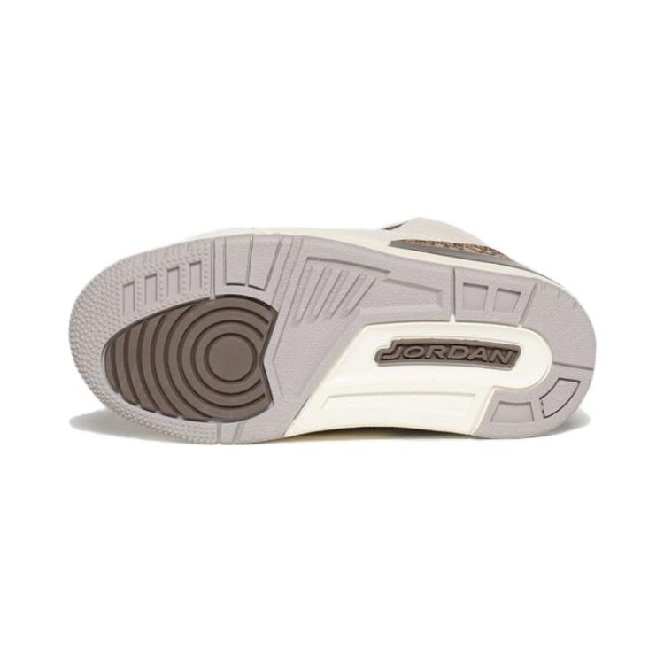 Детские кроссовки Air Jordan 3 Retro PS Palomino кремовый светло-коричневый металлик-золотой DM0966-102