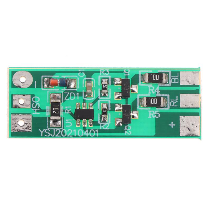 3-12 В мигающий светодиодный модуль, красный, синий, двухцветная пара, мигает, подходит для модели автомобиля, велосипеда, электромобиля, защитный свет