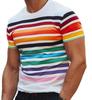 XXS-6XL Футболка для мужчин Модные полосатые 3D-принтованные футболки для мужчин Летние повседневные футболки с коротким рукавом Топы Футболки Пуловеры