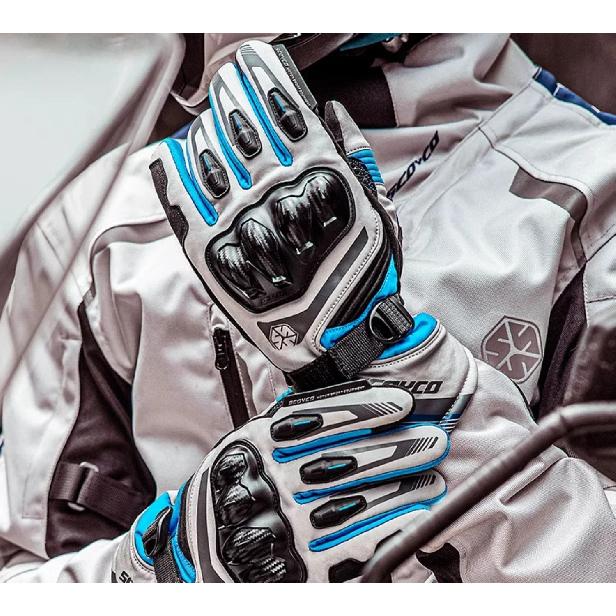 SCOYCO Motorcycle Gloves Winter Warm Full Finger Motorbike Gloves Men Women Waterproof Luvas Touch Screen Motocross Bike Guantes