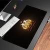 Golden Marseille Emblem mouse pad, rubber base, esports desk mat, mouse pad for gamers and office use, gaming desk , easy to clean mat