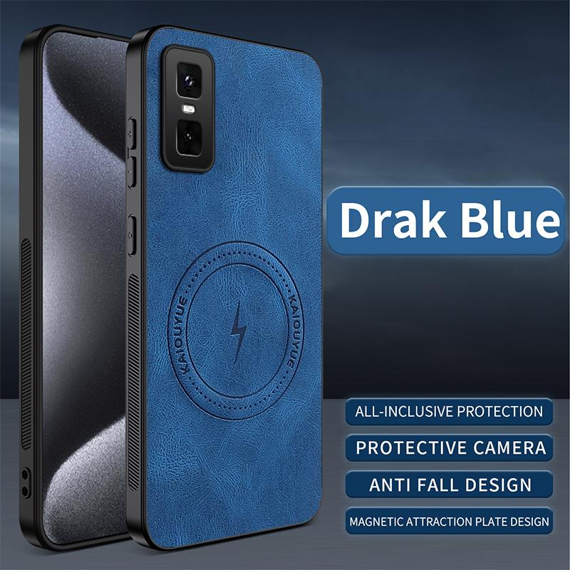 Чехол для Infinix GT 30 Pro/Infinix GT 20 Pro Простой Стильный Магнитное Притяжение Роскошная Кожа PU Кожаная Накладка Защита от Падения
