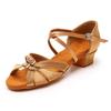Children Girls' Latin Dance Shoes Women Ballroom Latin Shoes Ladies Modern Tango Dancing Performance Shoes Salsa Sandals