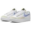 Nike Кроссовки Blazer Low на платформе Белые Сине-голубой Bliss Женские Volt Черный FJ0738-100