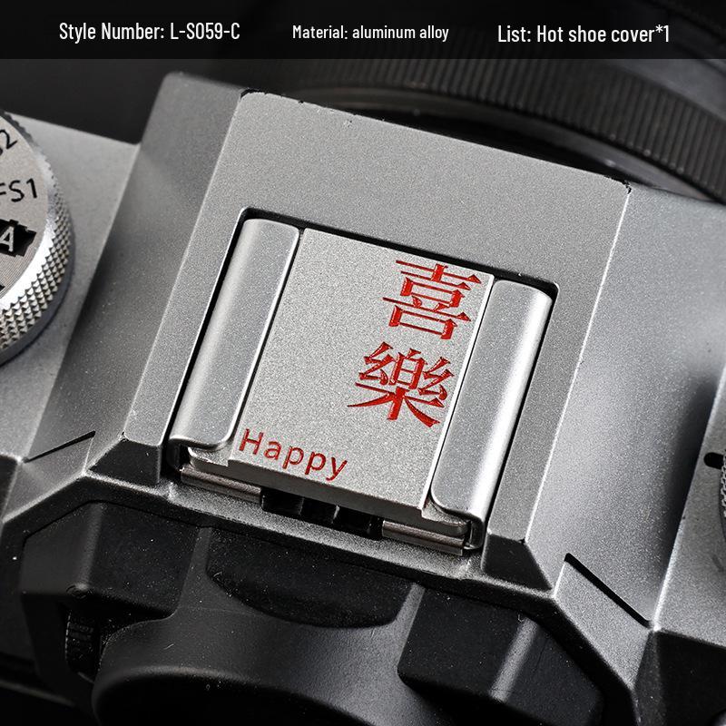 Hot Shoe Cover & Shutter Button Cap for Fujifilm XT50, X100VI, XT30 II, XM5, Nikon ZF Cameras