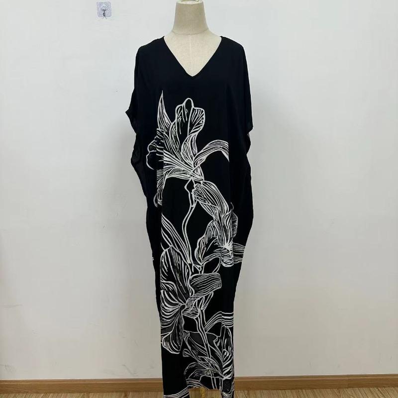 Большие размеры женские новые принтованные пляжные бикини для отдыха на пляже с накидкой