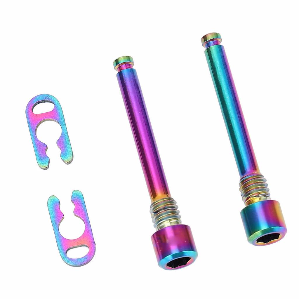 4 шт. зажим для дискового тормоза горного велосипеда, резьбовой штифт, титановый сплав, обработка на станке с ЧПУ, крепежный винт для дискового тормоза