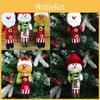 Christmas Tree Santa Claus Snowman Reindeer Decor Ornament Plush Pendant Toys
