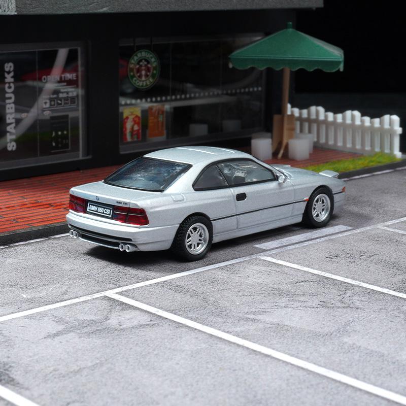 1/64 BMW 850 CSi литой автомобиль игрушечные машинки модель автомобиля миниатюрная масштабная модель автомобиля для детей