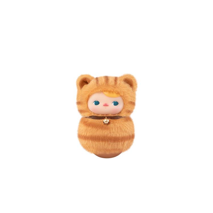 POP MART PUCKY Коллекция стаканов с Мяутом, Резиновые плюшевые изделия в слепых коробках, Отдельная слепая коробка