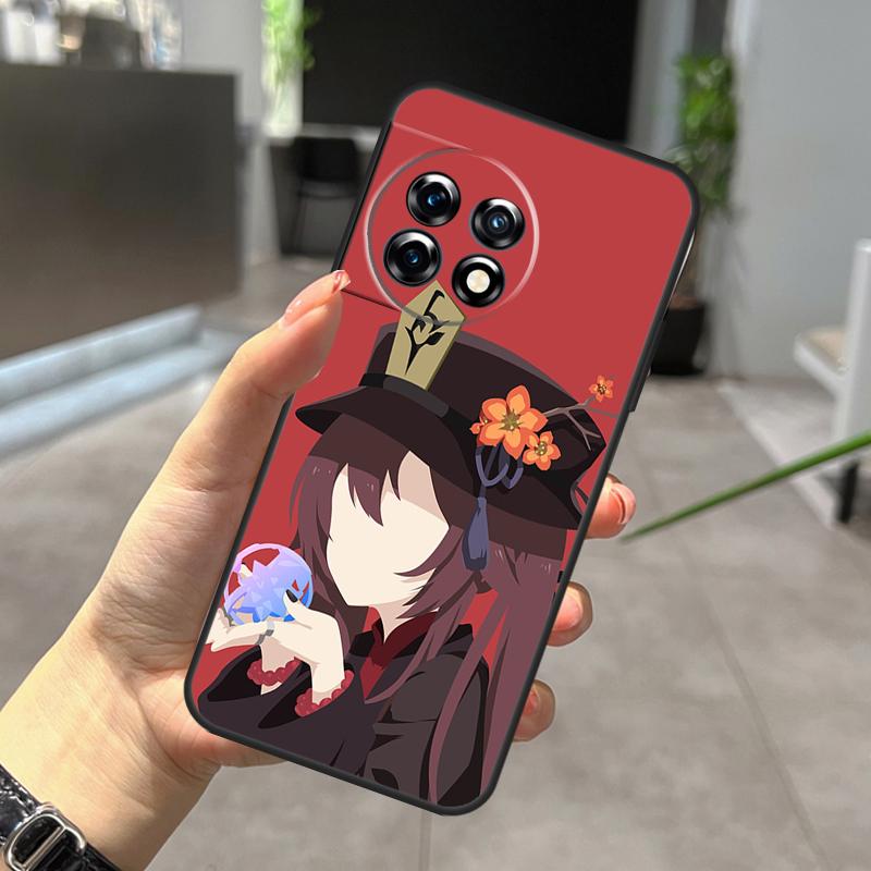 Чехол Genshin Impact Zhongli Hutao для OnePlus 11 8 9 10 Pro 8T 9RT 10R 10T 11R Nord CE 2 Lite 2T N10 N20 Ace Pro