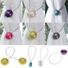 Mini Hemispherical Magnetic Window Curtain Buckle Tieback Clip Holder Home Decor