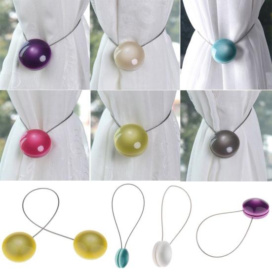 Mini Hemispherical Magnetic Window Curtain Buckle Tieback Clip Holder Home Decor