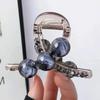 Жемчуг Стразы Зажим для волос Когти Для женщин Заколка Нескользящий Аксессуар для волос Элегантный Дизайн Укладка