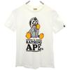 A Bathing Ape Made In Japan Logo Print Short Sleeve T-shirt XS Women Used