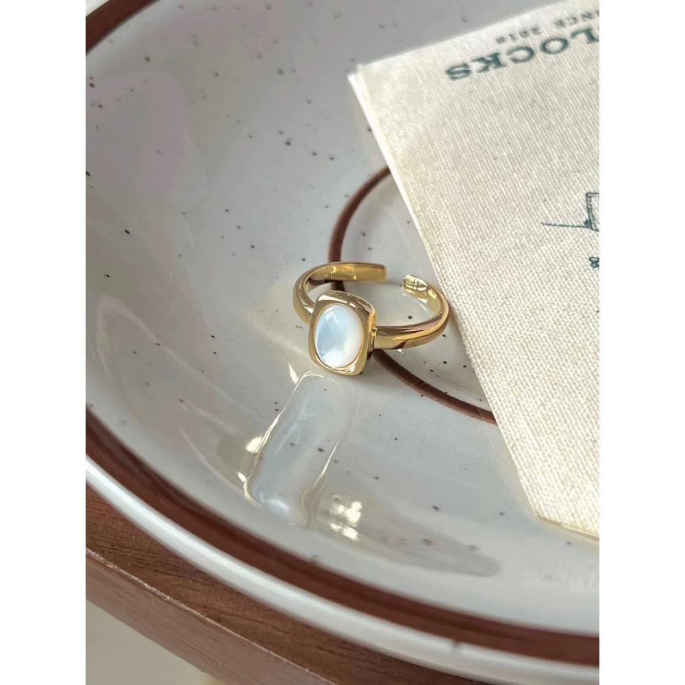 Французское ретро синее кольцо-бабочка, чувство дизайна, темперамент, личность, простое, холодное чувство, универсальное кольцо