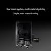 Bambu Lab X2D Dual Nozzle 3D Printer CN plug (adapter included)