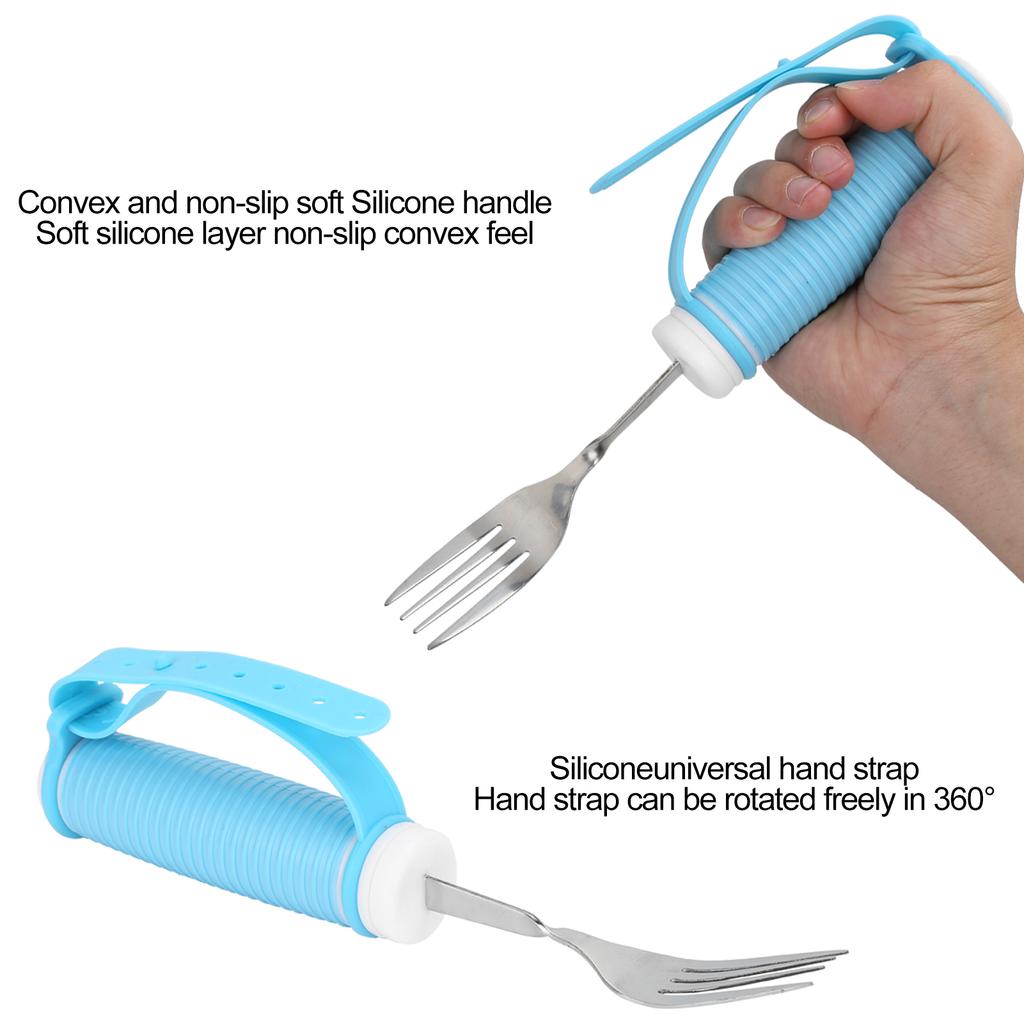 Вспомогательные столовые приборы Вилка из нержавеющей стали Вращающаяся вилка Поворотные столовые приборы для пожилых людей