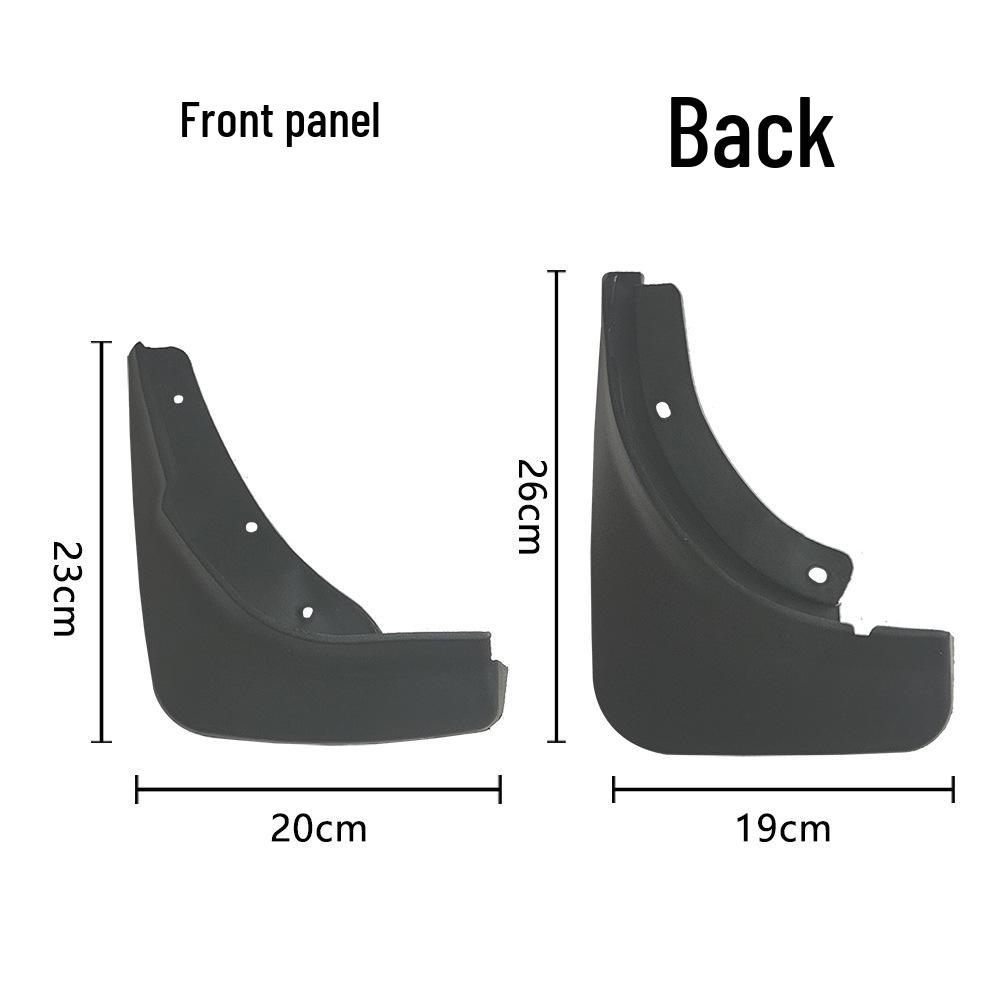 Mudguards for 2011-2015 Volkswagen Magotan/Passat B7 (Europe) with PP Soft Rubber.