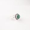 Natural Malachite Gemstone 925 Sterling Silver Jewelry Handcrafted Stylish Ring RR-7-27